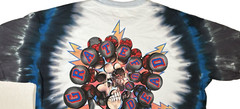 Grateful Dead SYF Hockey Front/Back Graphic Liquid Blue T-Shirt Tie Dye 2XL New