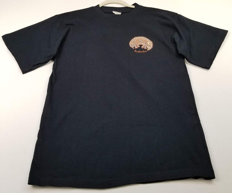 NEW Austrailia Indigenous Dreamings T Shirt Men’s Medium M Black Short Sleeves