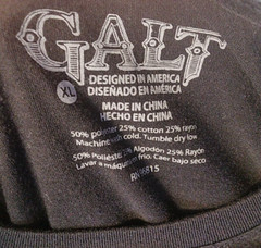 Galt Short Sleeve Graphic T-Shirt Freedom It’s Not Free Patriotic Size XL