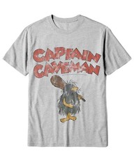 Captain Caveman Shirt 1970s Cartoon Character Graphic Tee
