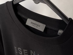ESSENTIALS Fear of God Black Crew Neck Short Sleeve OVERSIZED T-Shirt Men M