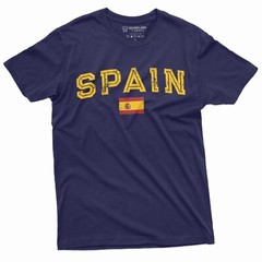 Spain España T-shirt Spanish Flag Coat of arms National Patriotic Tee Shirt Tee