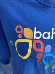 Vtg Y2K Gildan Bahamas Travel T Shirt XL Blue Single Stitch Heavy Cotton Retro