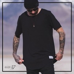 Evan37 Hemp Blend Swoop Cut Ascend Tee – Comfortable, Soft & Durable – SIZE XL