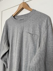 Carhartt Loose Fit Shirt Mens Sz S Gray Long Sleeve Pocket Workwear