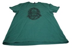 District Bigfoot Graphic T-Shirt Men’s Green 100% Cotton Size L T552
