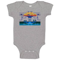 Super Metroid Snes Retro Video Game Baby One Piece