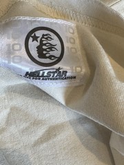 Hellstar Studios Classic Logo Vintage Beige T-Shirt Size S,M,L,XL NEW