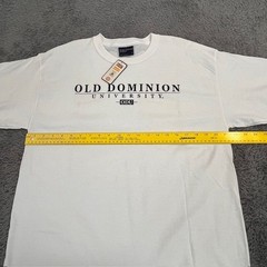 MV Sport T-Shirt Mens L Old Dominion University ODU White Collegiate Tee Classic