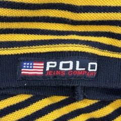 Vintage 90s Ralph Lauren Polo Jeans Co Polo Shirt Mens Large Preppy Striped