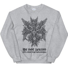 Be Not Afraid T-Shirt Seraphim Angel Biblically Christmas Horror Sweatshirt