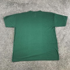 Vintage Russell Athletic Shirt Mens 2XL Forest Green Short Sleeve Henley Jersey