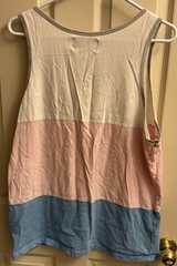 OFWGKTA ODD FUTURE Tank Top Men’s Medium Tri Color Shirt Pink Blue White Hip Hop