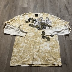 mecca t shirt men’s Large Long Sleeve Phoenix Tie-Dye Heavy Y2K