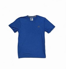 Adidas Ultimate Tee Blue T-Shirt Men Size L Athletic Logo Casual