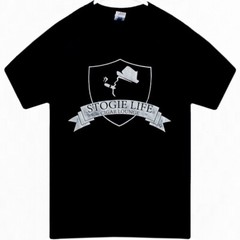 Stogie Life Cigar Lounge Mens T Shirt Size S Gildan Black