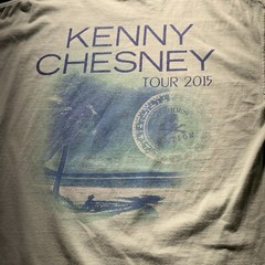 Kenny Chesney t shirt adult MED Country Music 2015 The Big Revival Tour Rodeo
