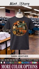 Halloween Stay Spooky Shirt, Pumpkin Ghost Scarecrow Graphic Tee