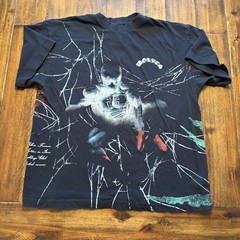 Marvel Darc Sport Spider-Man Shirt Mens Large Black Wolves Gym Tee T-Shirt