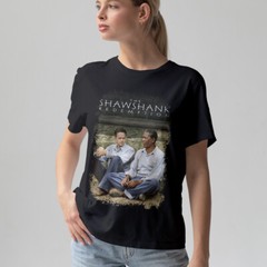 The Shawshank Redemption (1994) Movie Poster Inspired T-Shirt Retro 90s Tee