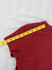 Tommy Bahama Men’s Red Solid Crew Neck Jersey T-Shirt Silk/Cotton Size S