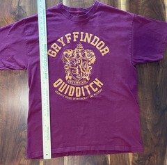Harry Potter Gryffindor Quidditch Purple Graphic Print T-Shirt Men’s L