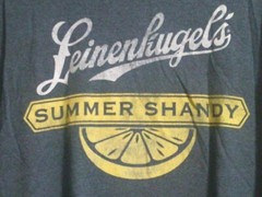 Pre-owned Mens Distressed Look Leinenkugel’s Summer Shandy Tshirt-Sz M-Brewery