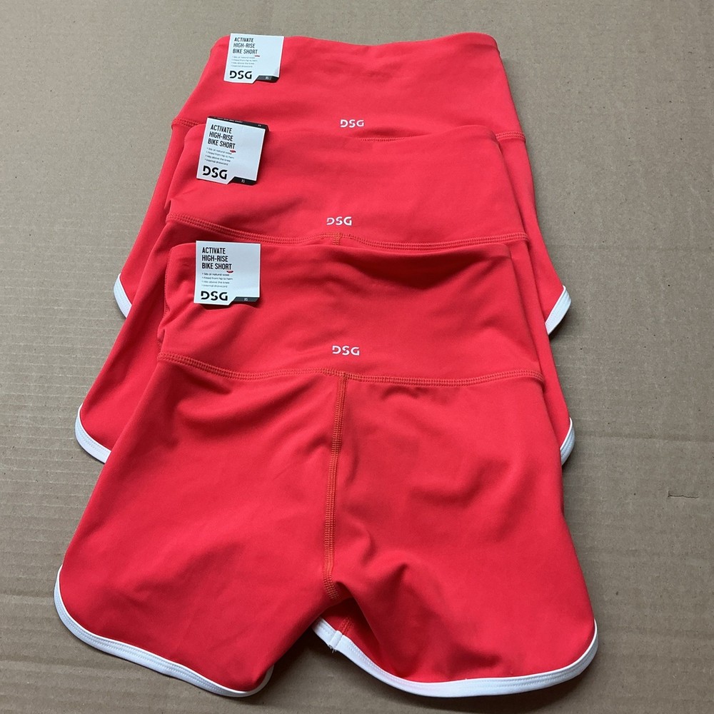 DSG Activate High-Rise Bike Short Lot Of 3 Size XS MSRP $90.00 Eby4305
