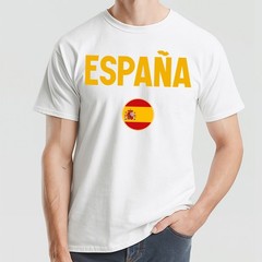 Personalised Espana Name And Number Unisex T Shirt Game Day Football Spain