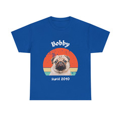 Customise Your Pet Photo Unisex T-shirt – Retro Vintage Style