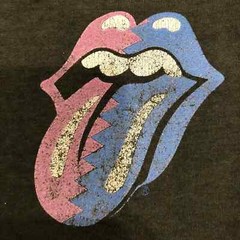 Vintage 1989 The Rolling Stones T Shirt Mens Large Black Steel Wheels Tour Tee