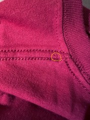 Econscious Apple Computers Store Employee Shirt Mac Logo Burgundy Red Wine Small