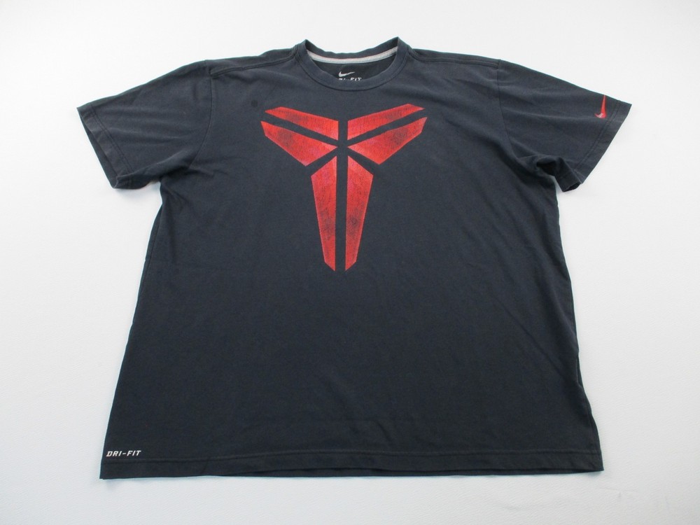 Nike Kobe Bryant Shirt Men Size XL Blue Short Sleeves Mamba Athletic Drifit