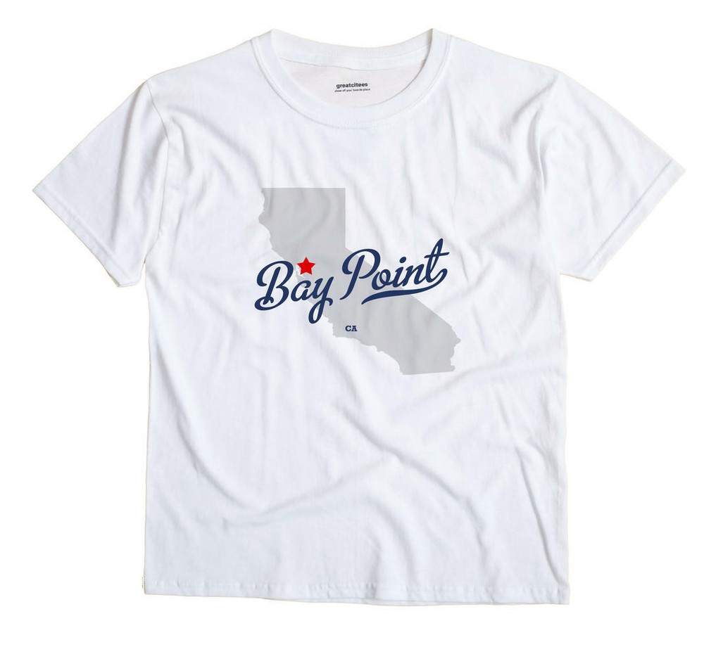 Bay Point California CA Calif T-Shirt MAP