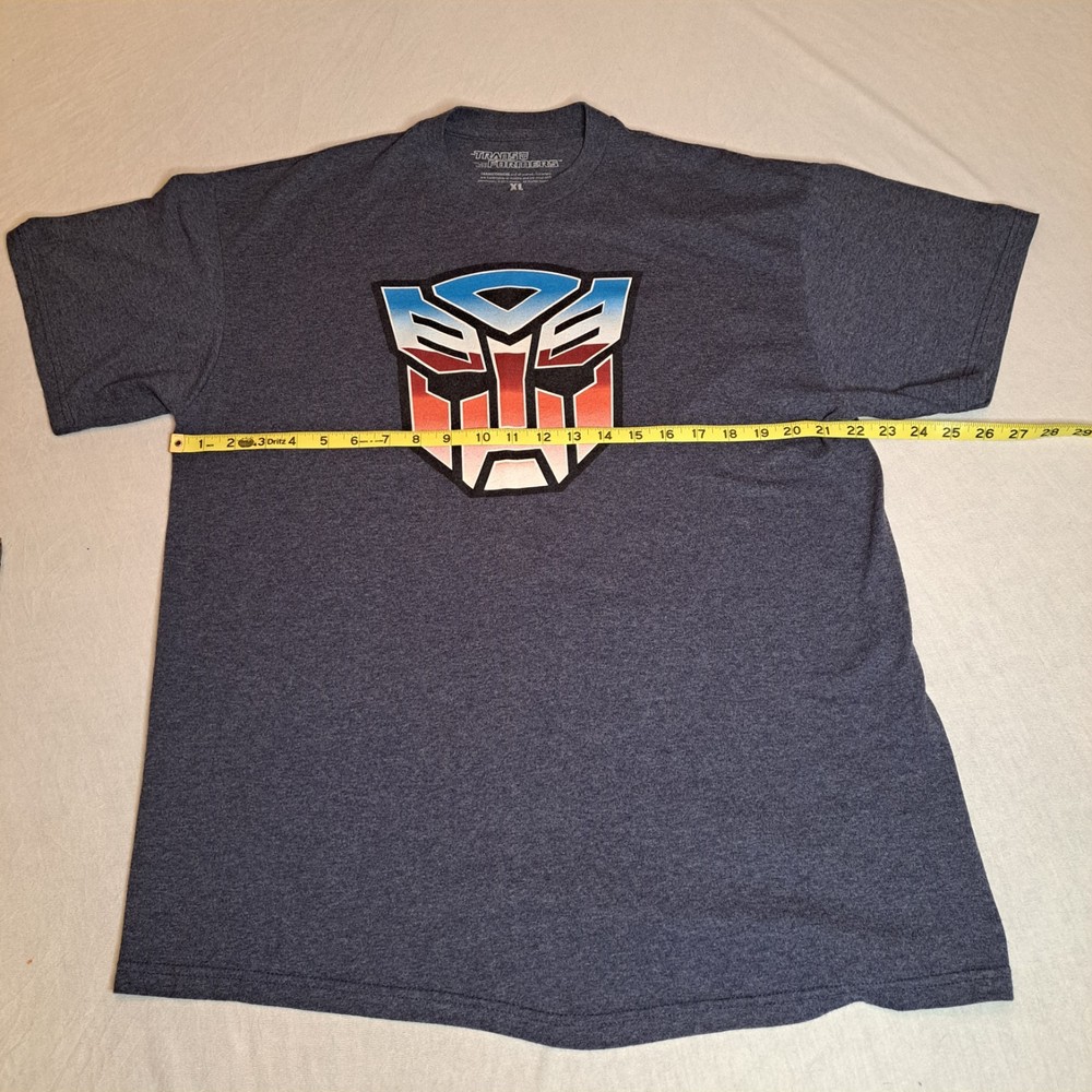 The Transformers Charcoal Grey Graphic T-Shirt Size XL