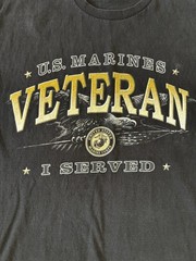 United States U.S. Marines Veteran I Served Proud Military Adults Tshirt Tee LG