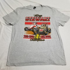 Tony Stewart T Shirt Mens 2XL Sprint Car Racing Chili Bowl Champion Nascar Gray