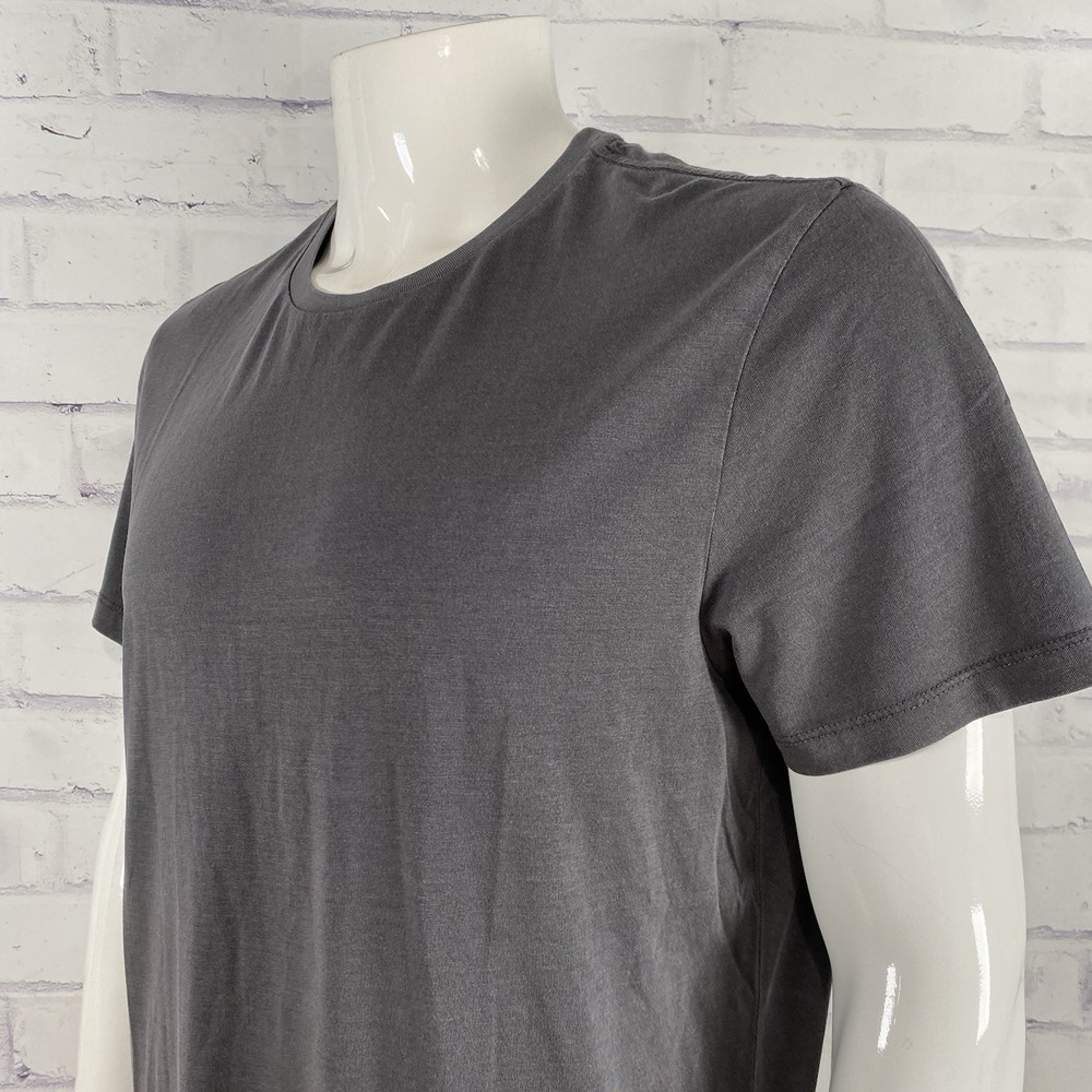 Marine Layer Shirt Men’s Medium Short Sleeve Signature Crew Tee Asphalt Gray NWT