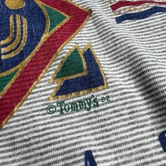Vintage 90s Houston Texas Graphic T-Shirt XL Made USA Tommys 1992 Cotton