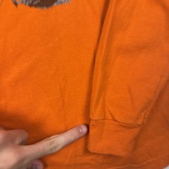 Harley Davidson I RODE THE DRAGON L Smoky Mtn Long Sleeve Y2K Orange Rare US129