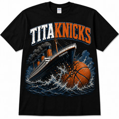 Titaknicks Funny Basketball Parody Shirt Sinking Season Graphic Tee