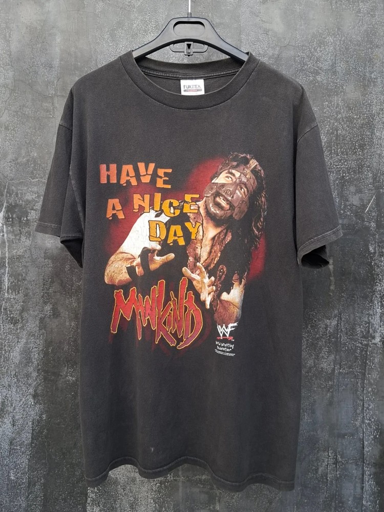 Mankind Wrestling Vintage 90s T-Shirt