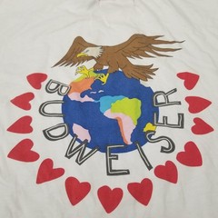 Budweiser Pacsun World Eagle Short Sleeve Tee Shirt Size Large Cartoon