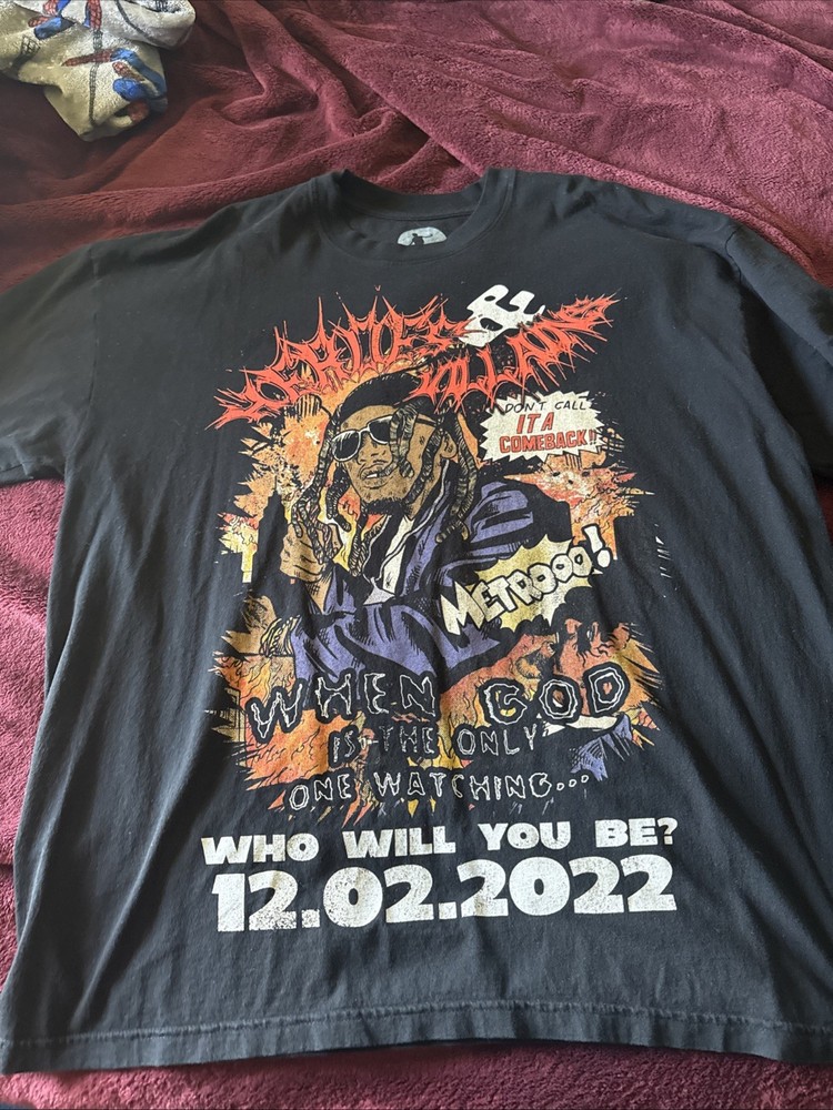 Metro Boomin Heroes and Villains Hip-Hop T-Shirt COMIC