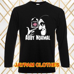 Abby Normal Men’s Long Sleeve Black T-Shirt Size S – 2XL