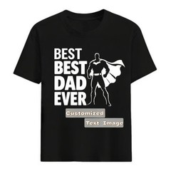 Father’s Day Custom T Shirt Personalized Name Photo Gift For Loving Father