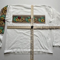 Vintager Hawaii Kauai Shirt Mens Medium Long Sleeve Hit Souvenir Made USA 90s