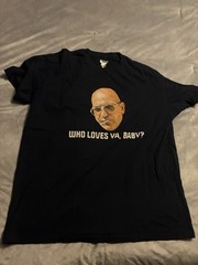 Kojak Telly Savalas WHO Loves Ya Baby 2XL Shirt 70s Super Store