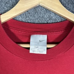 Vintage Nike Shirt Mens Large Red 90s Air Max Sneaker Quote Shoe Promo Skate