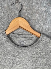 Ralph Lauren Shirt Mens XS Grey Pony Logo Preppy Soft Feel Long Sleeve Top